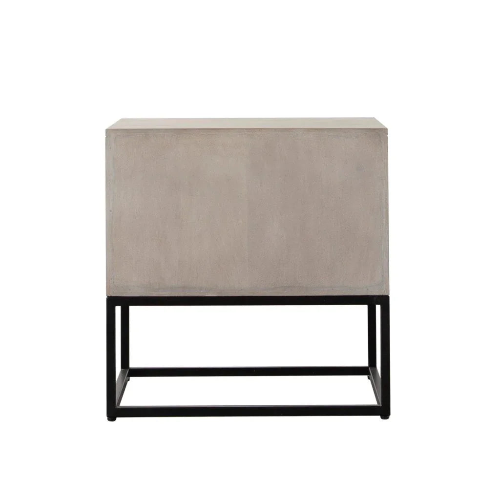 Madera Two Drawer Wooden Accent Table - LOOMLAN - Diamond Sofa - Side Tables