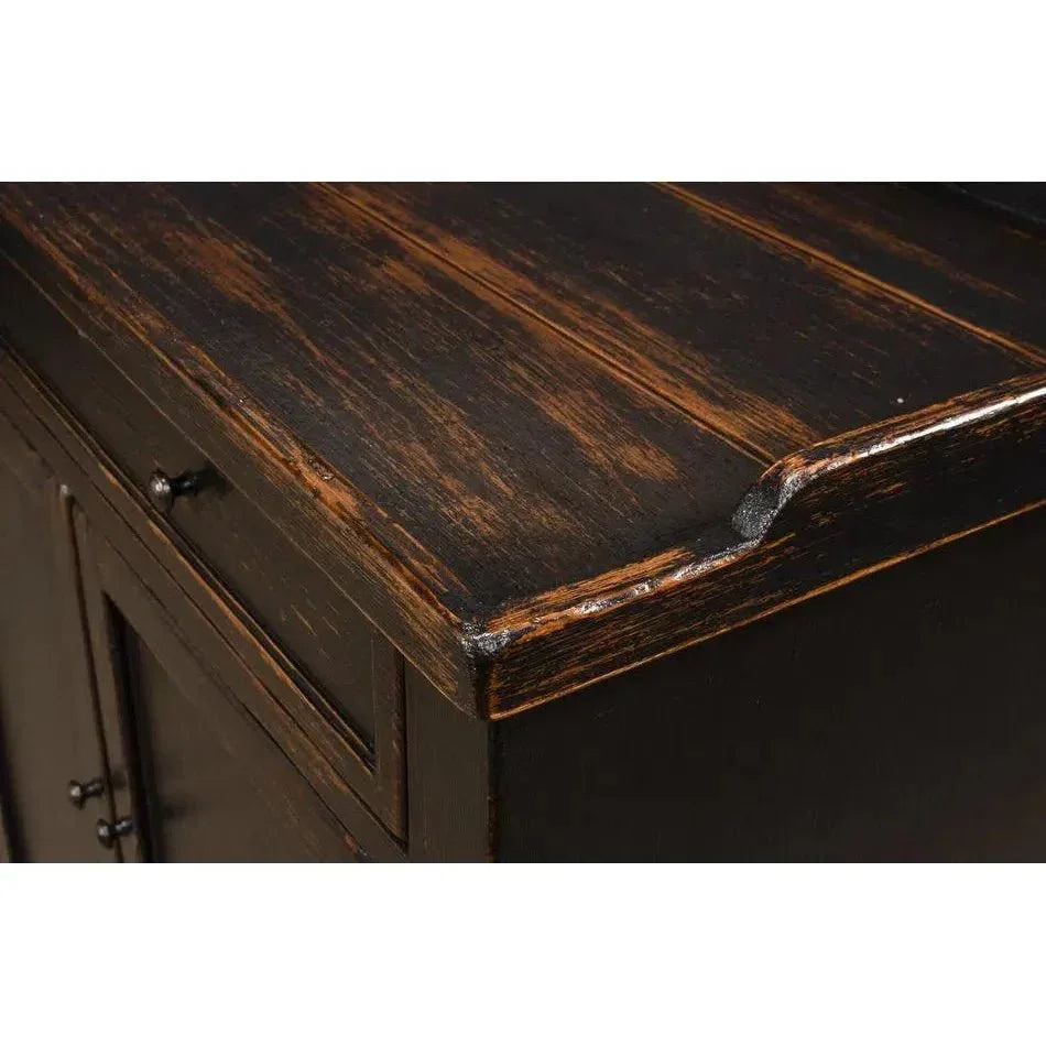 Madigan Sideboard Antique Black - LOOMLAN - Sarreid - Sideboards