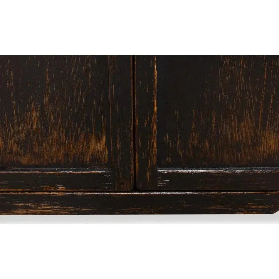 Madigan Sideboard Antique Black - LOOMLAN - Sarreid - Sideboards