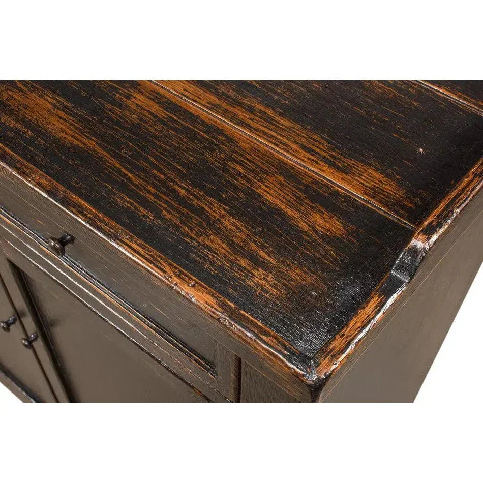 Madigan Sideboard Antique Black - LOOMLAN - Sarreid - Sideboards