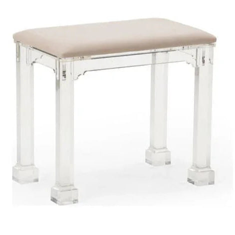 Madison Acrylic Made Bedroom Bench - LOOMLAN - Chelsea House - Bedroom Benches