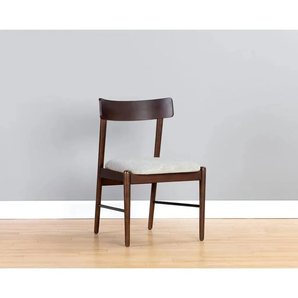 Madison Leather Armless Dining Chair 2PC - LOOMLAN - SUNPAN - Dining Chairs