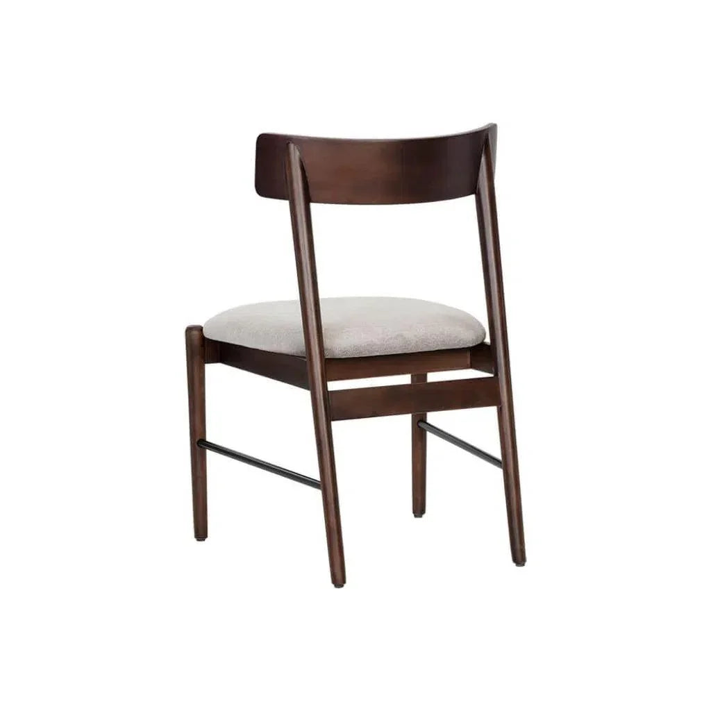 Madison Leather Armless Dining Chair 2PC - LOOMLAN - SUNPAN - Dining Chairs