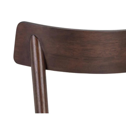 Madison Leather Armless Dining Chair 2PC - LOOMLAN - SUNPAN - Dining Chairs