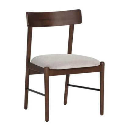 Madison Leather Armless Dining Chair 2PC - LOOMLAN - SUNPAN - Dining Chairs
