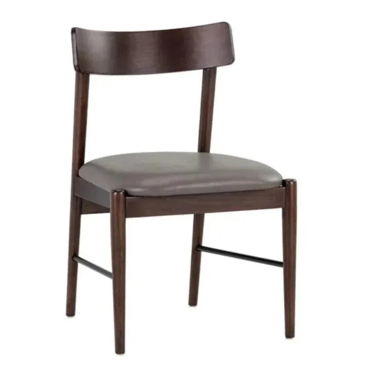 Madison Leather Armless Dining Chair 2PC - LOOMLAN - SUNPAN - Dining Chairs