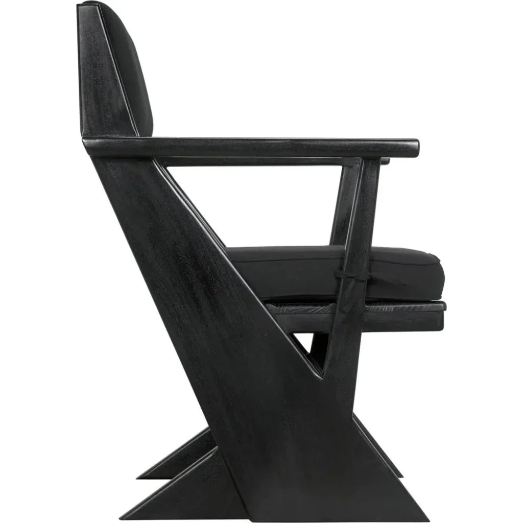 Madoc Arm Chair - LOOMLAN - Noir - Dining Chairs