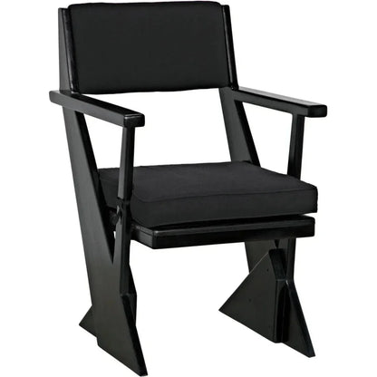 Madoc Arm Chair - LOOMLAN - Noir - Dining Chairs