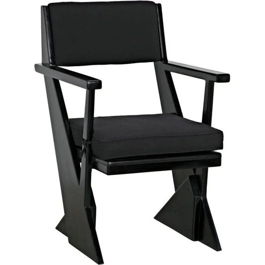 Madoc Arm Chair - LOOMLAN - Noir - Dining Chairs