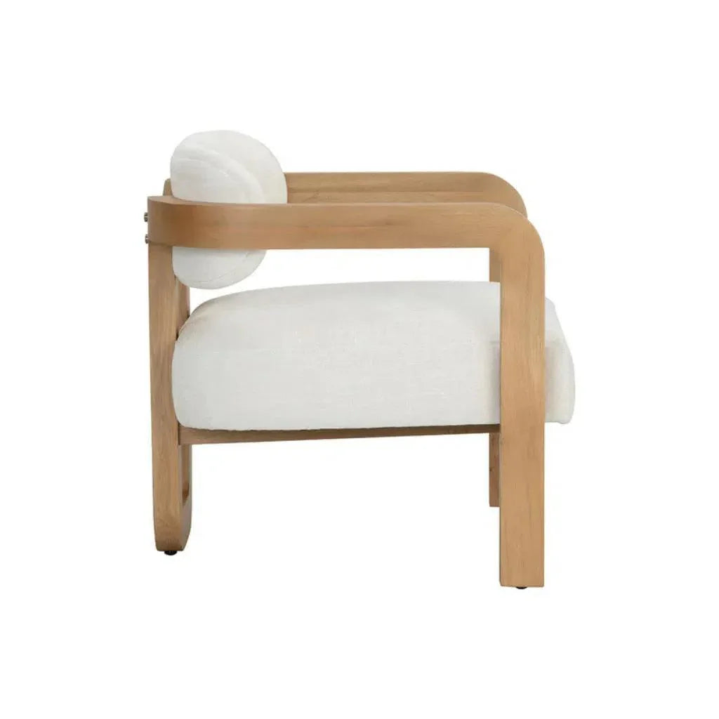 Madrone Leather Eye Catching Lounge Chair - LOOMLAN - SUNPAN - Accent Chairs