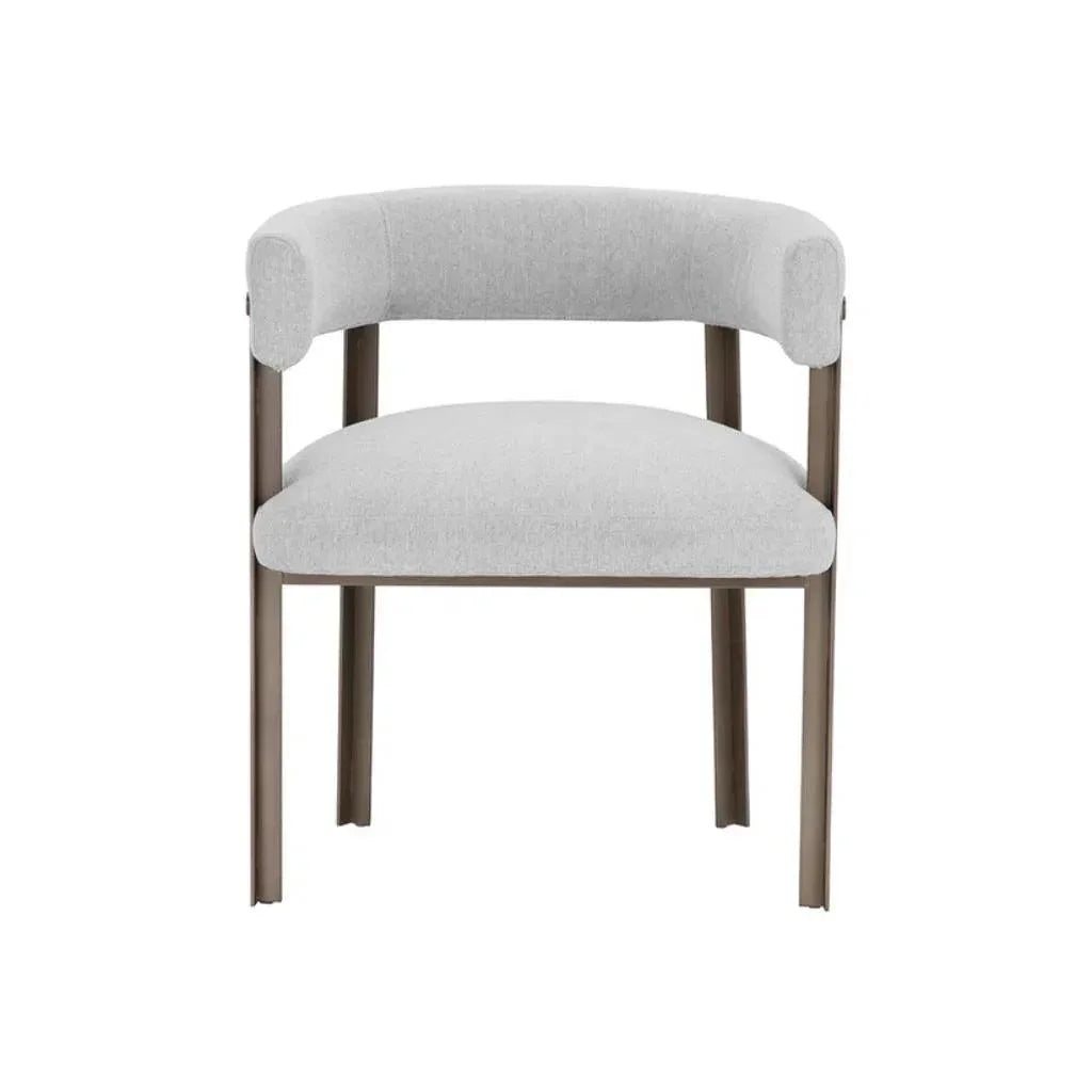 Mae Fabric Dining Armchair - LOOMLAN - SUNPAN - Dining Chairs