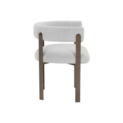 Mae Fabric Dining Armchair - LOOMLAN - SUNPAN - Dining Chairs