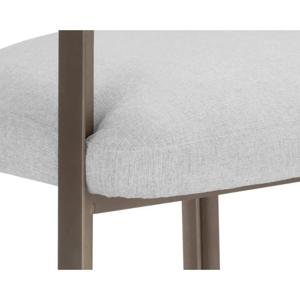 Mae Fabric Dining Armchair - LOOMLAN - SUNPAN - Dining Chairs