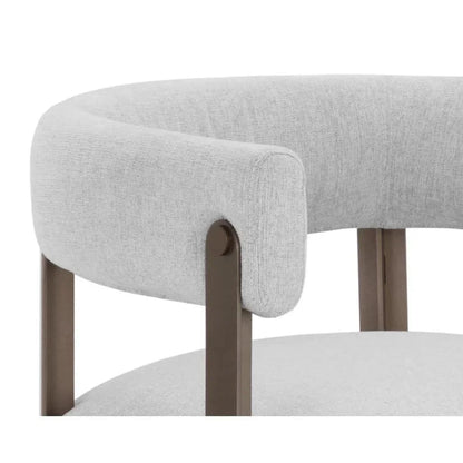 Mae Fabric Dining Armchair - LOOMLAN - SUNPAN - Dining Chairs