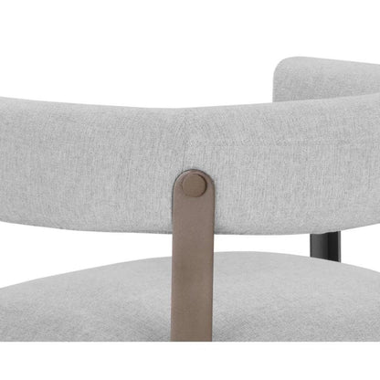 Mae Fabric Dining Armchair - LOOMLAN - SUNPAN - Dining Chairs