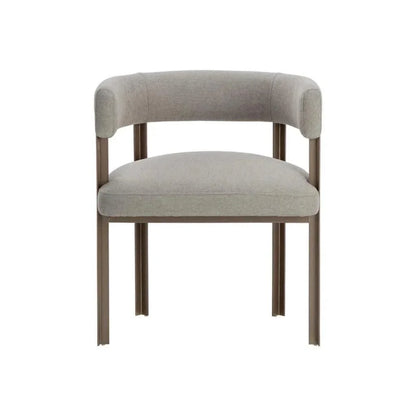 Mae Fabric Dining Armchair - LOOMLAN - SUNPAN - Dining Chairs
