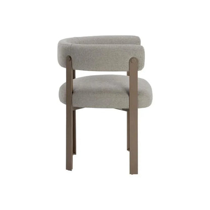 Mae Fabric Dining Armchair - LOOMLAN - SUNPAN - Dining Chairs