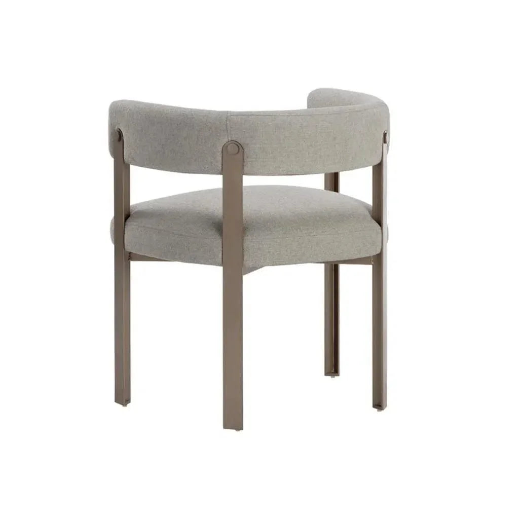Mae Fabric Dining Armchair - LOOMLAN - SUNPAN - Dining Chairs