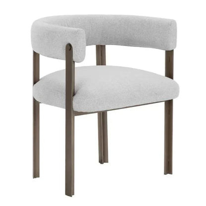 Mae Fabric Dining Armchair - LOOMLAN - SUNPAN - Dining Chairs