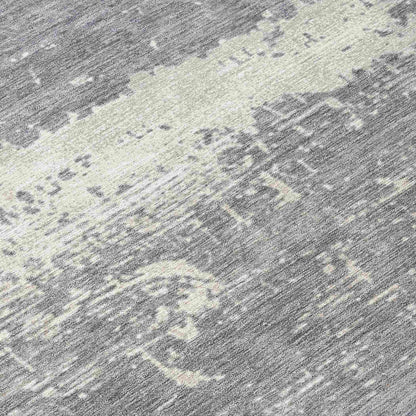 Maeanor Gold Washable Indoor-Outdoor Rug