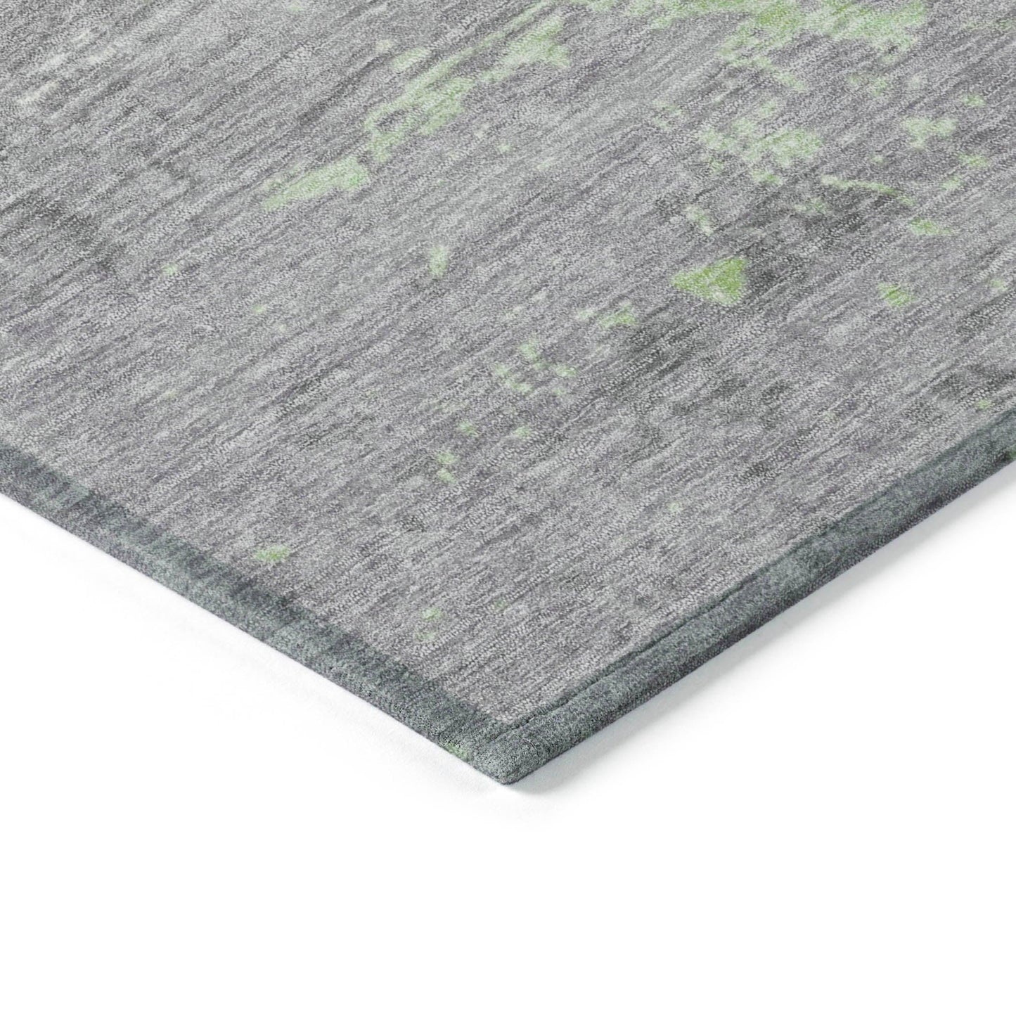 Maeanor Green Washable Indoor-Outdoor Rug