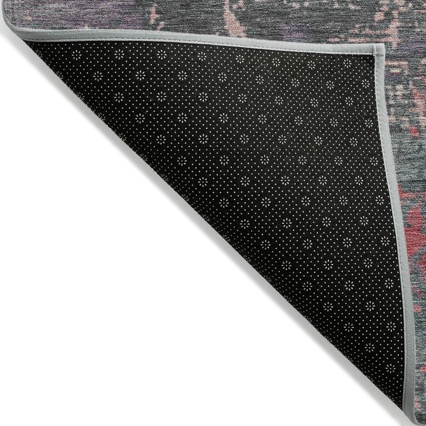 Maeanor Orange Washable Indoor-Outdoor Rug