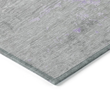 Maeanor Purple Washable Indoor-Outdoor Rug