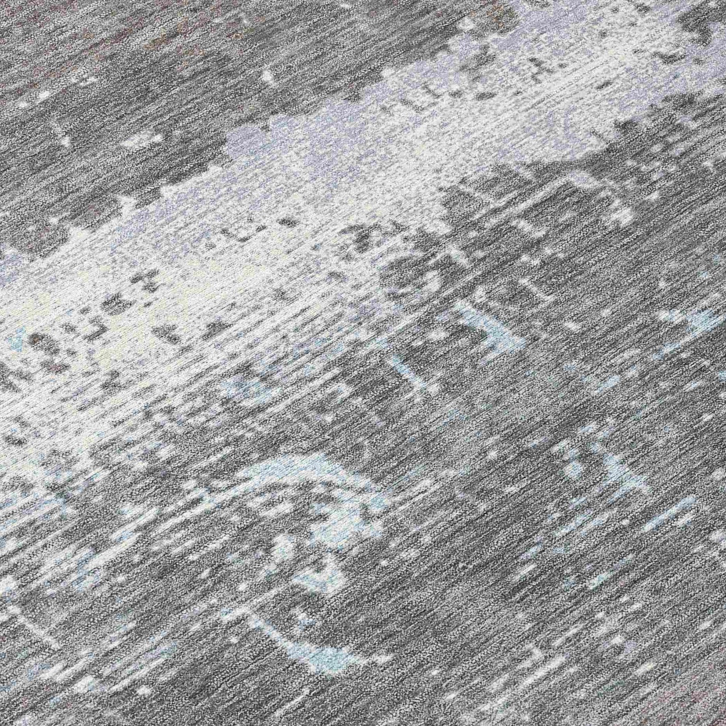 Maeanor Teal Washable Indoor-Outdoor Rug