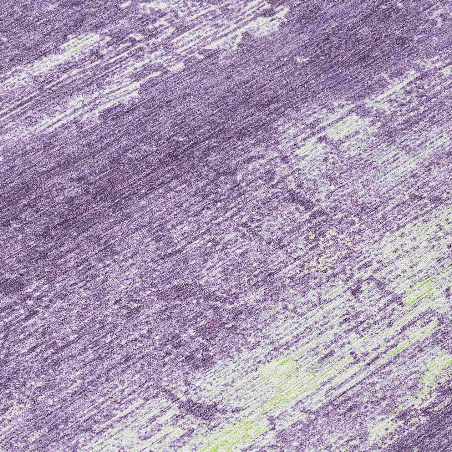 Maeara Purple Washable Indoor-Outdoor Rug
