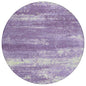 Maeara Purple Washable Indoor-Outdoor Rug