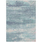 Maeara Teal Washable Indoor-Outdoor Rug