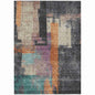 Maearis Gray Washable Indoor-Outdoor Rug