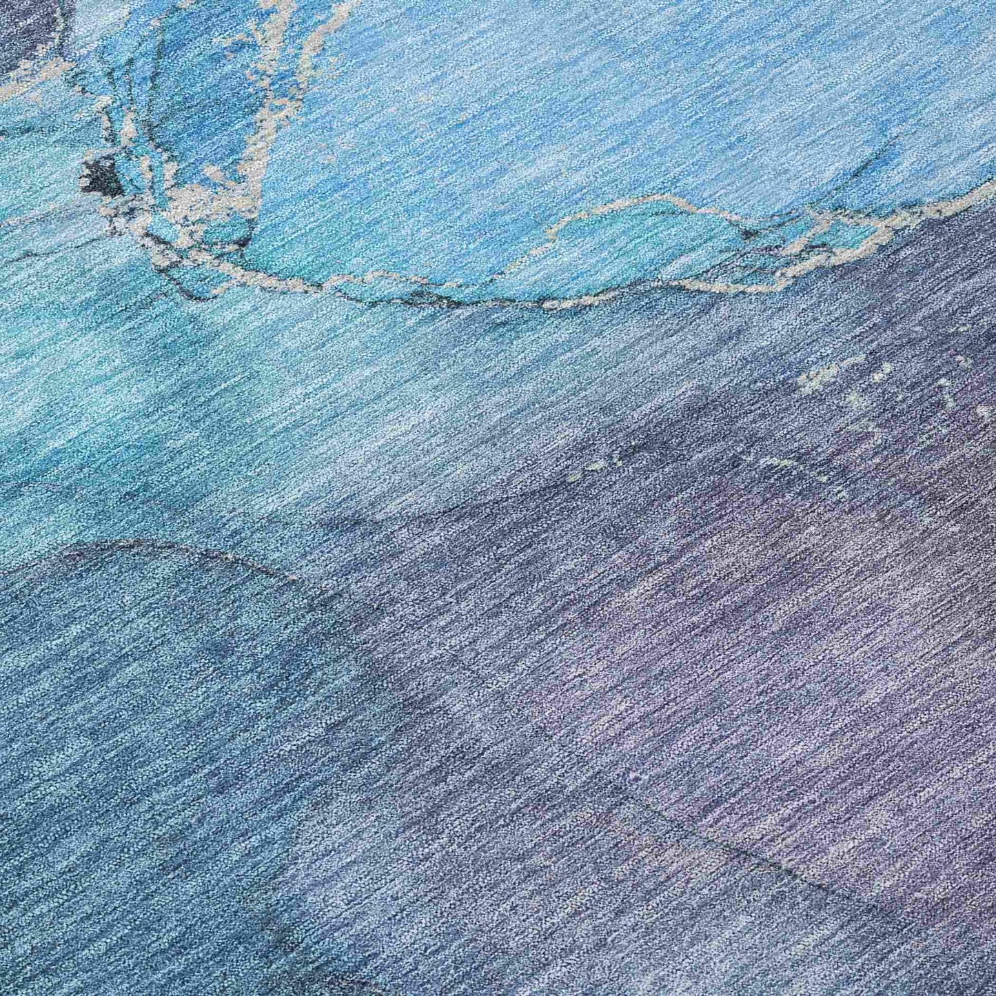 Maeira Blue Washable Indoor-Outdoor Rug