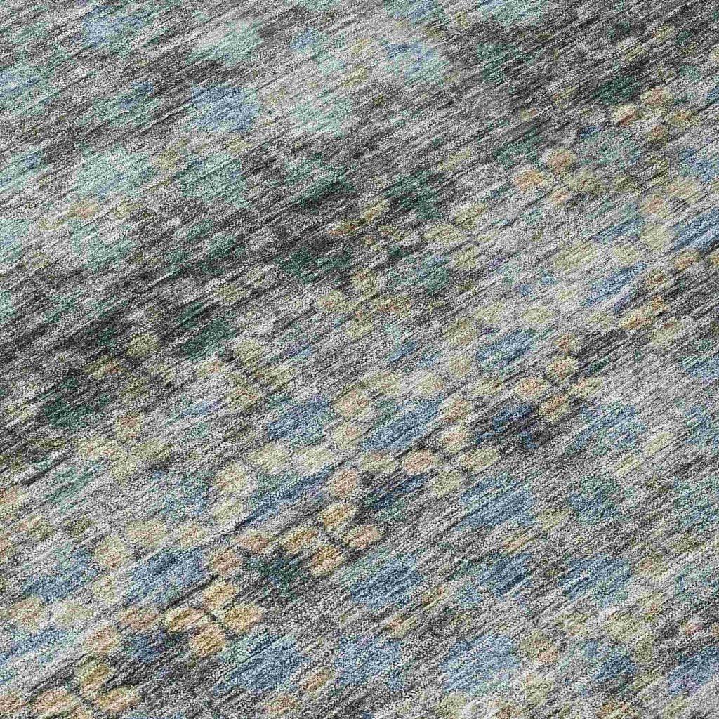 Maelis Blue Washable Indoor - Outdoor Rug - LOOMLAN - LOOMLAN Rugs - Outdoor Rugs