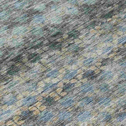 Maelis Blue Washable Indoor - Outdoor Rug - LOOMLAN - LOOMLAN Rugs - Outdoor Rugs