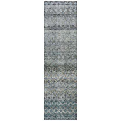 Maelis Blue Washable Indoor - Outdoor Rug - LOOMLAN - LOOMLAN Rugs - Outdoor Rugs
