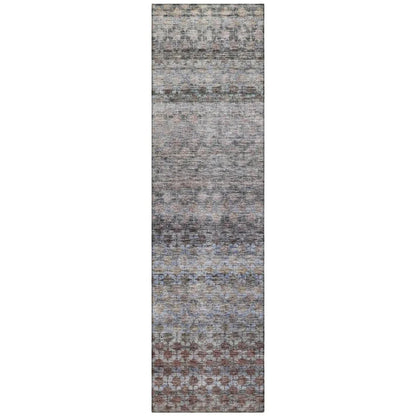 Maelis Brown Washable Indoor - Outdoor Rug - LOOMLAN - LOOMLAN Rugs - Outdoor Rugs