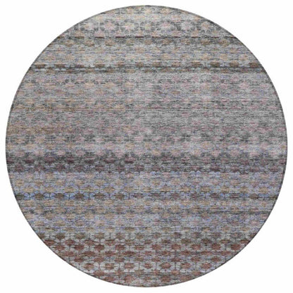 Maelis Brown Washable Indoor - Outdoor Rug - LOOMLAN - LOOMLAN Rugs - Outdoor Rugs