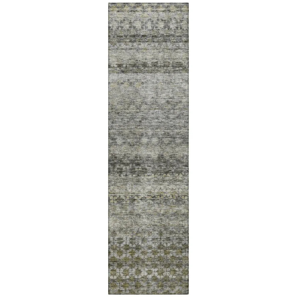 Maelis Gray Washable Indoor - Outdoor Rug - LOOMLAN - LOOMLAN Rugs - Outdoor Rugs
