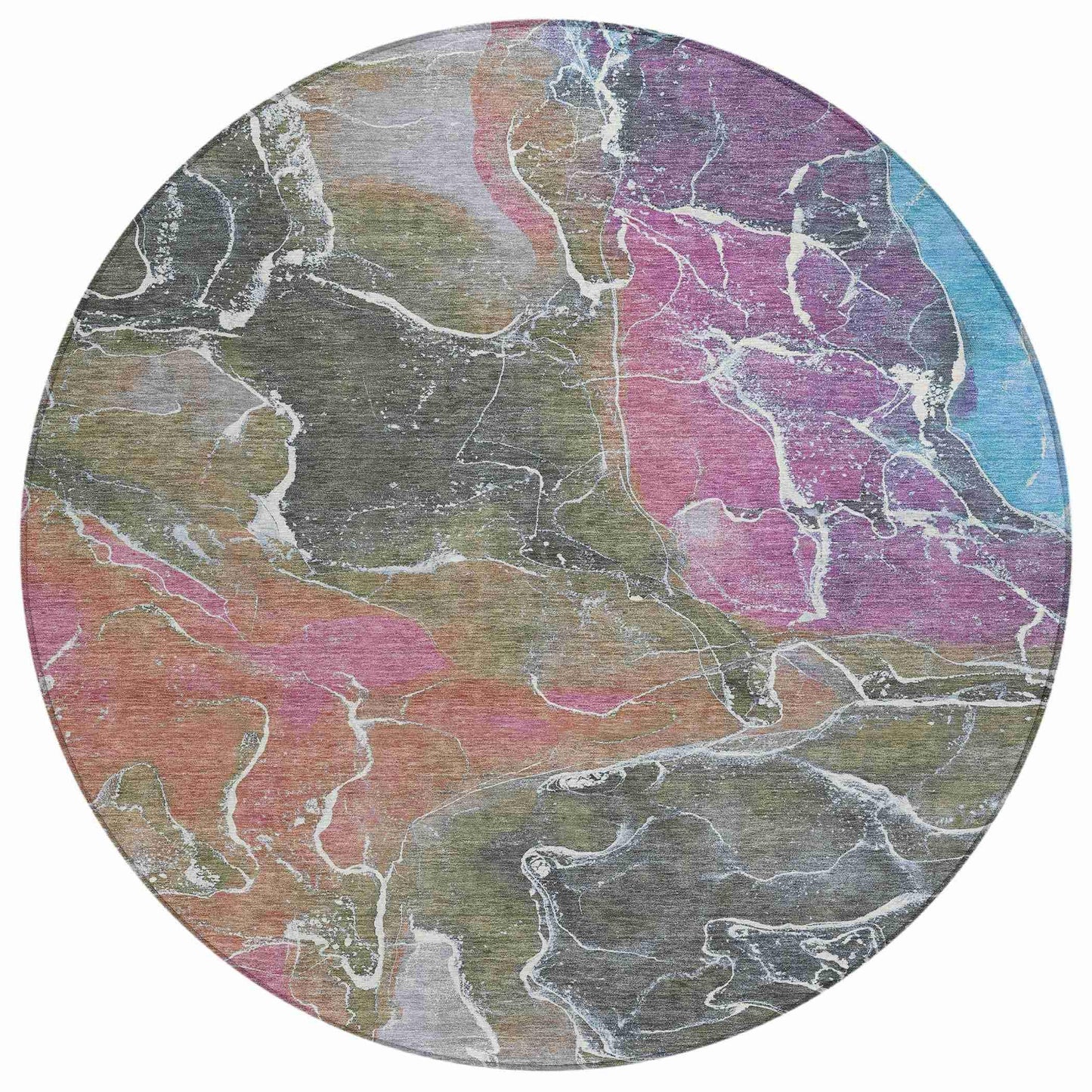 Maeon Brown Washable Indoor-Outdoor Rug