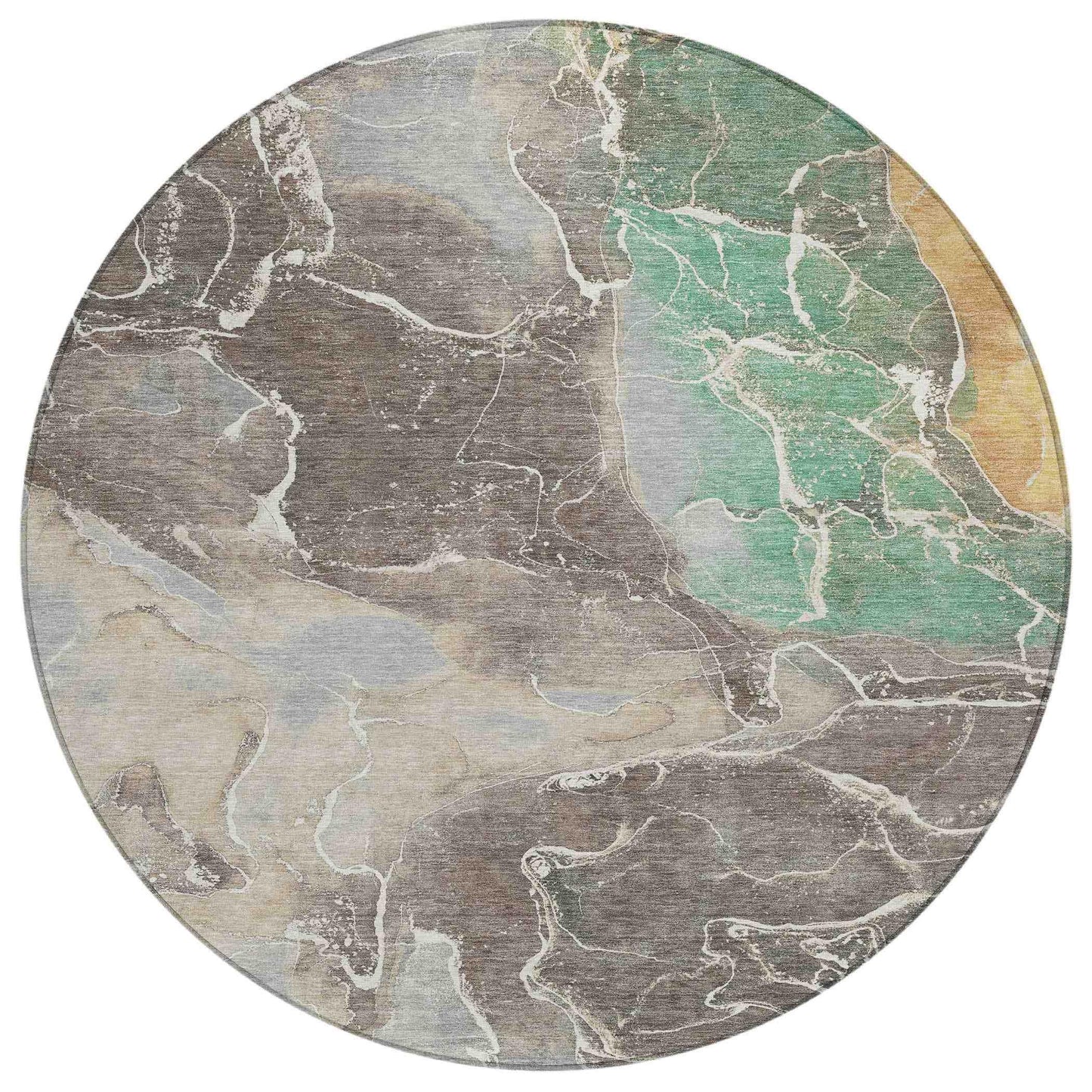 Maeon Taupe Washable Indoor-Outdoor Rug