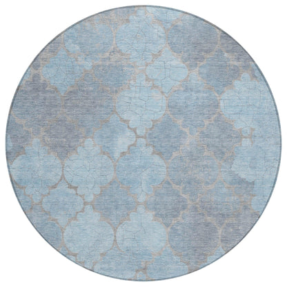 Maeoril Denim Washable Indoor-Outdoor Rug