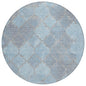 Maeoril Denim Washable Indoor-Outdoor Rug