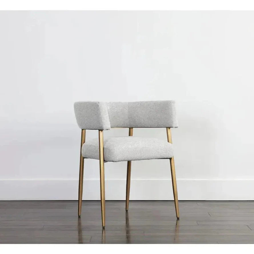 Maestro Fabric Dining Armchair - LOOMLAN - SUNPAN - Dining Chairs