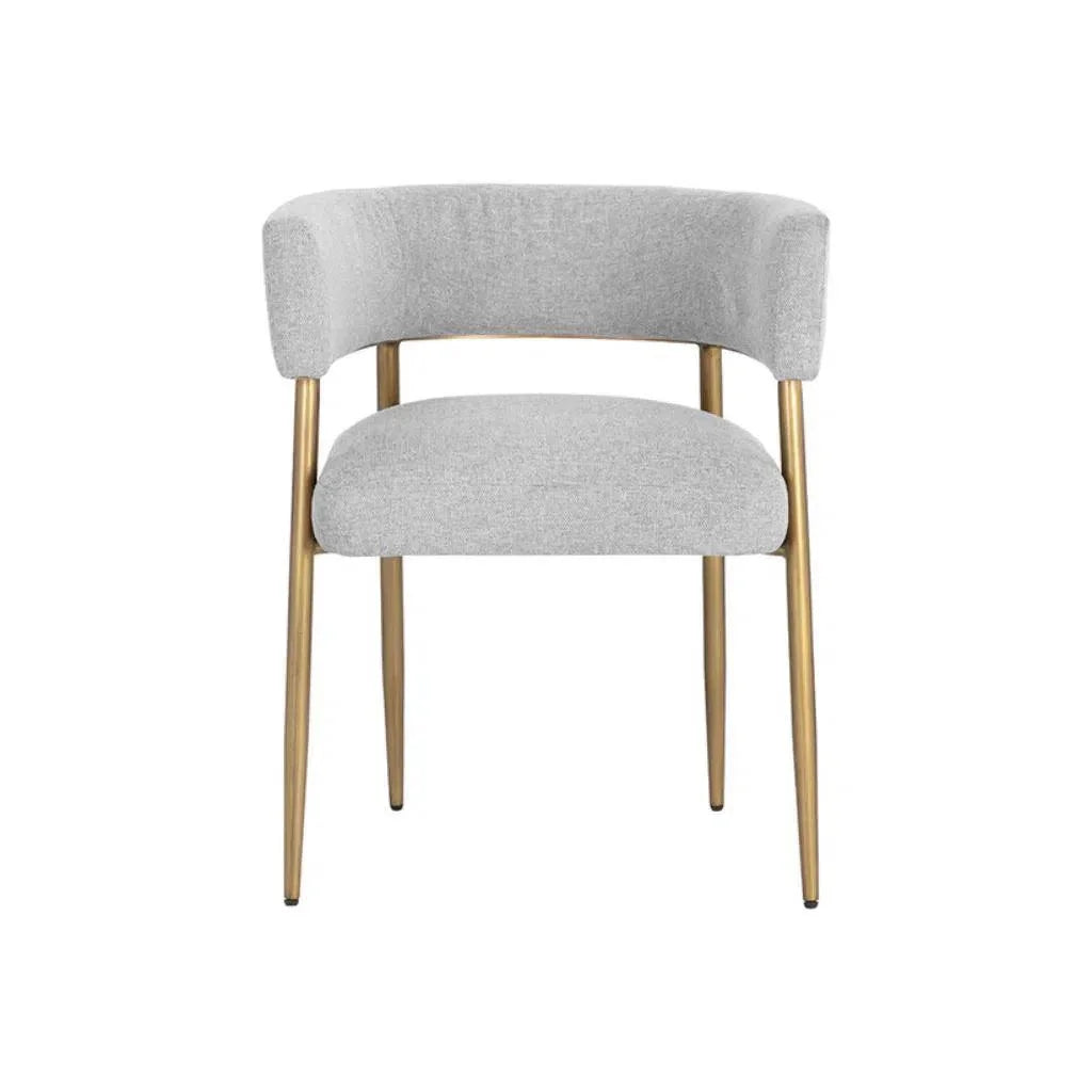 Maestro Fabric Dining Armchair - LOOMLAN - SUNPAN - Dining Chairs