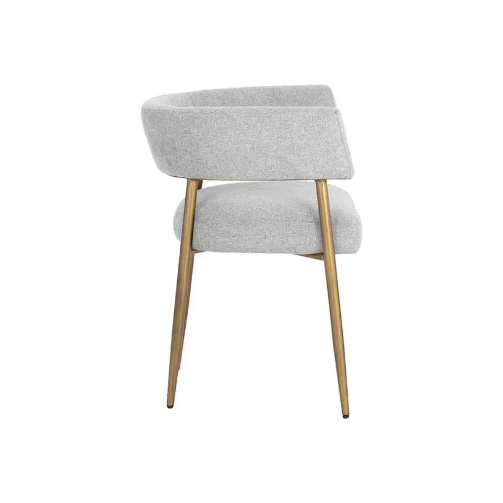 Maestro Fabric Dining Armchair - LOOMLAN - SUNPAN - Dining Chairs