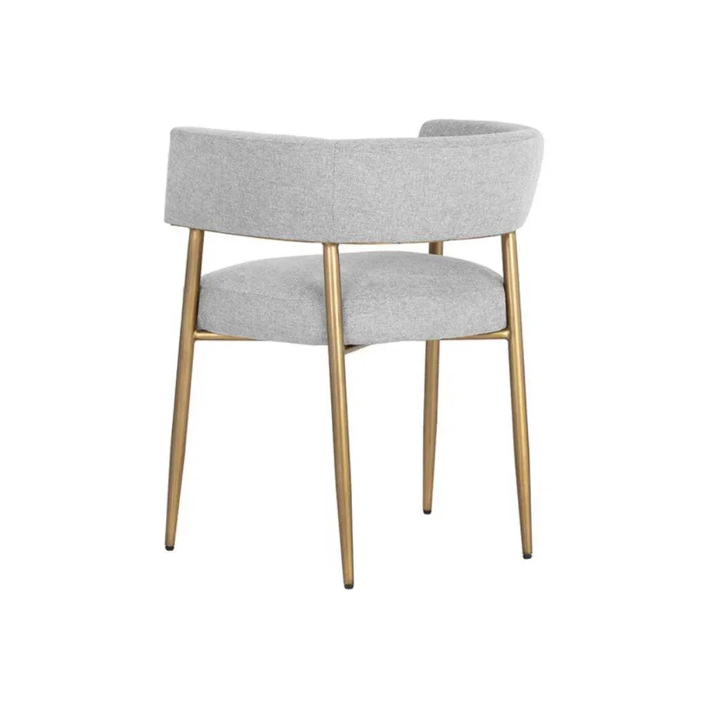 Maestro Fabric Dining Armchair - LOOMLAN - SUNPAN - Dining Chairs