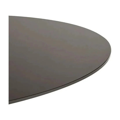 Maeva Coffee Table Black Glass & Concrete Base - LOOMLAN - SUNPAN - Coffee Tables