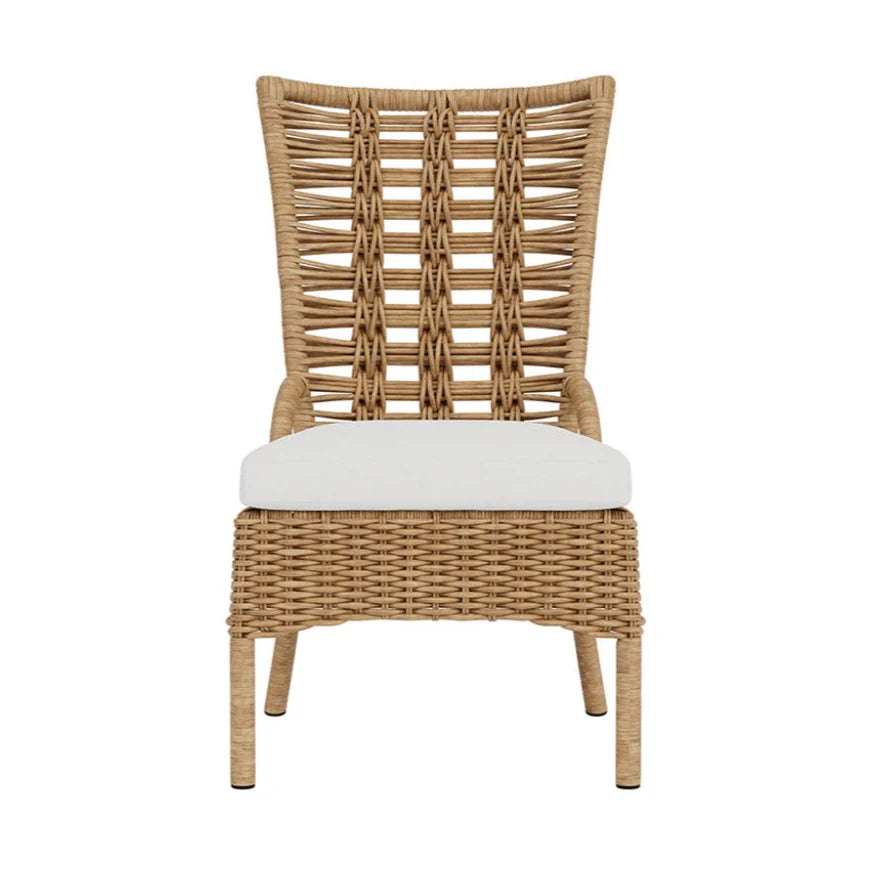 Magnolia Armless Outdoor Dining Chair-Outdoor Dining Chairs-Lloyd Flanders-LOOMLAN