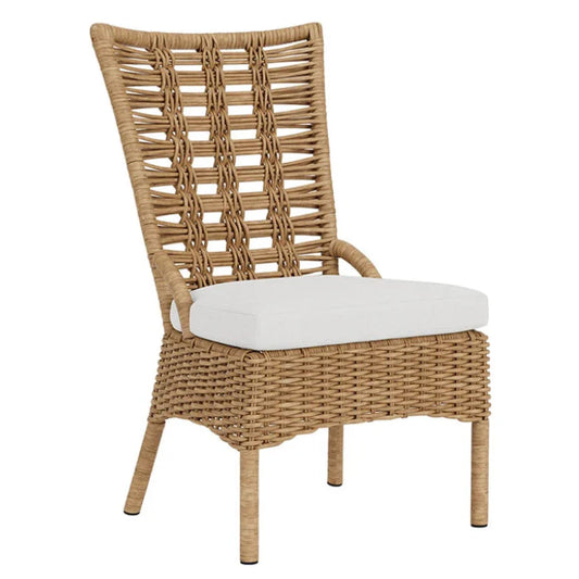 Magnolia Armless Outdoor Dining Chair-Outdoor Dining Chairs-Lloyd Flanders-LOOMLAN
